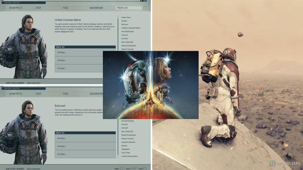 راهنمای traits در استارفیلد؛ روش دیدن ویژگی شخصیت بازی starfield