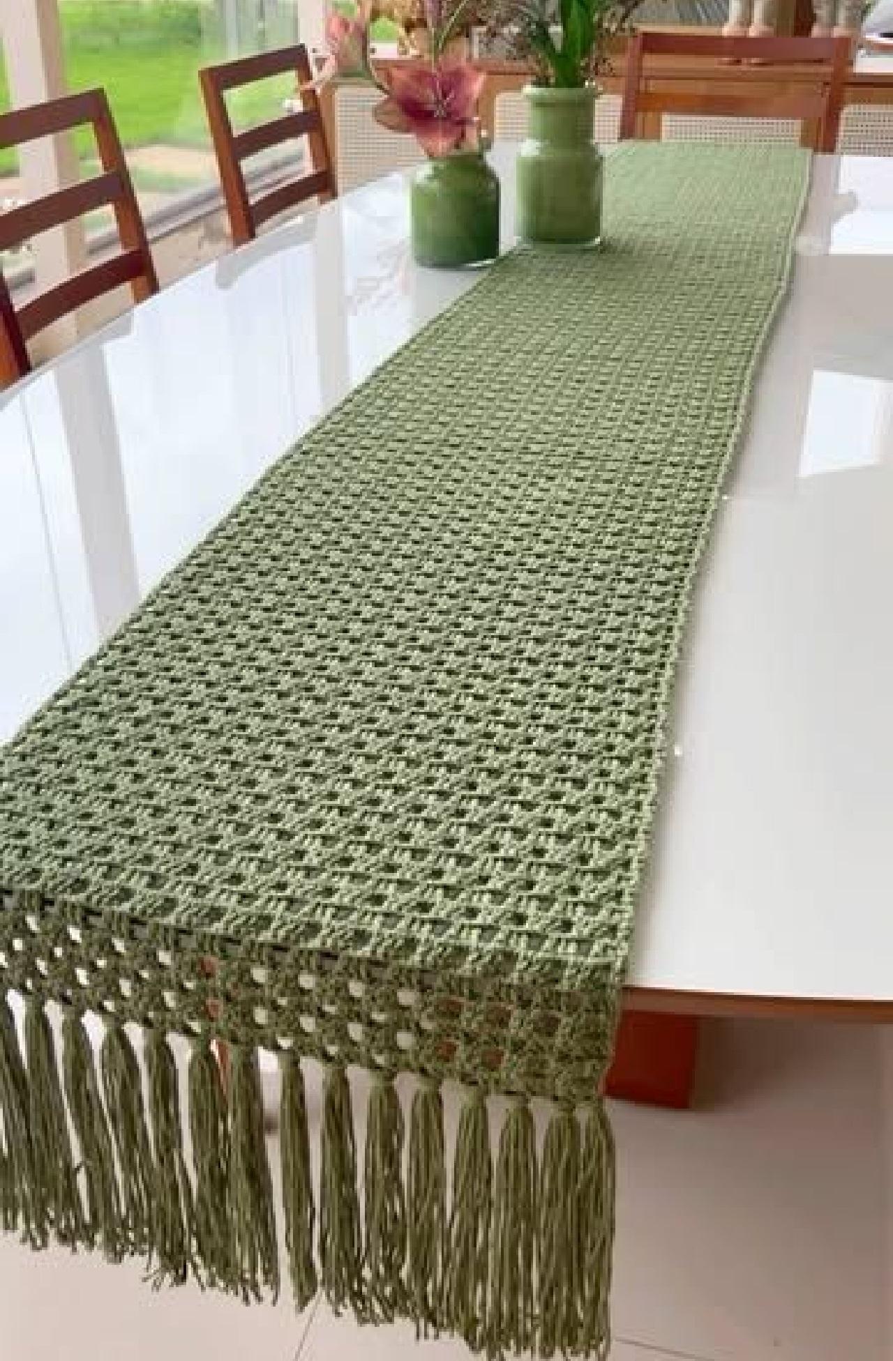 مدل رانر رومیزی مکرومه 2