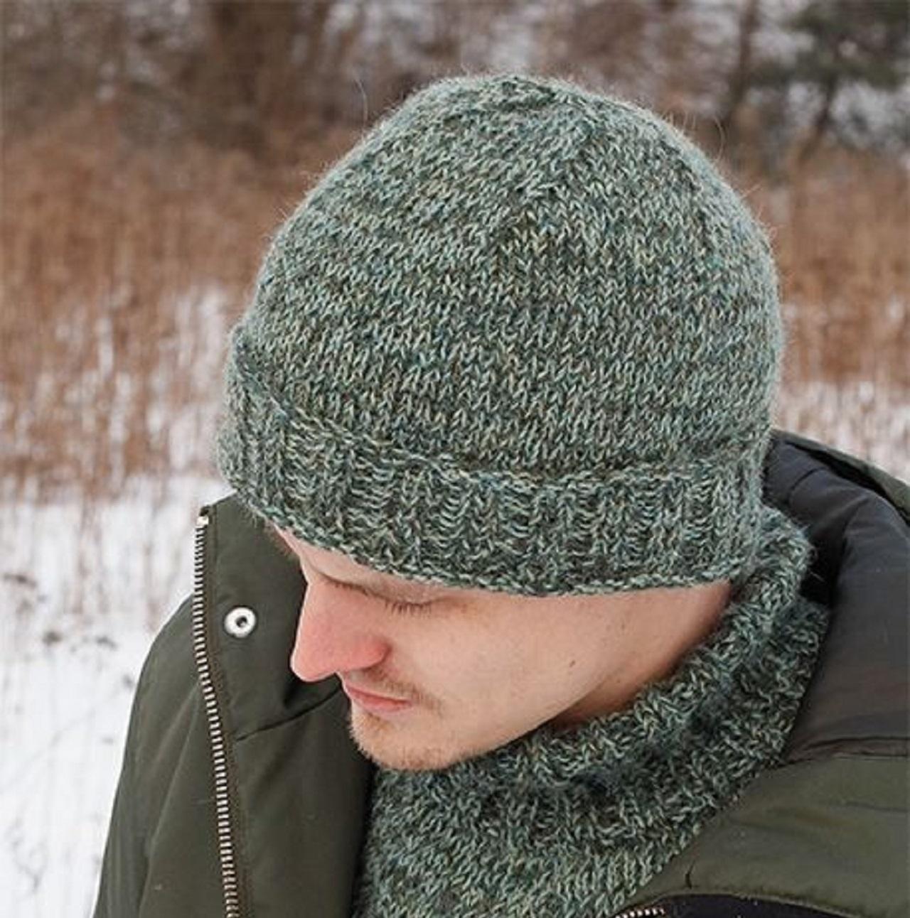 مدل کلاه بافتنی پسرانه ساده و کلاسیک 3