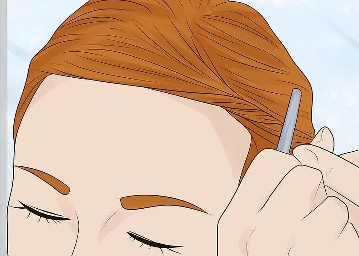 نحوه استایل کردن موی چتری پرده ای 19