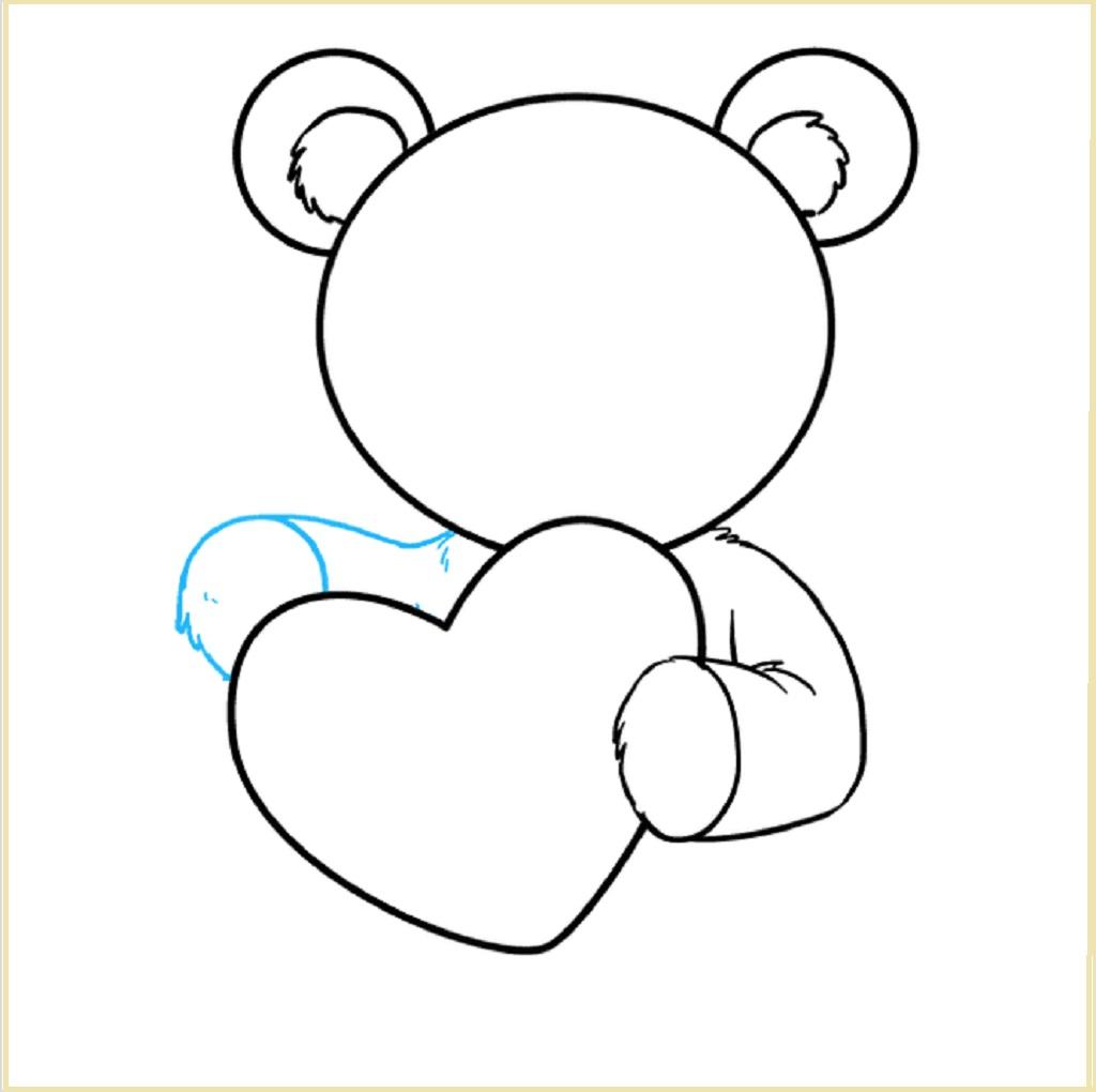 طرز کشیدن دست دیگر خرس