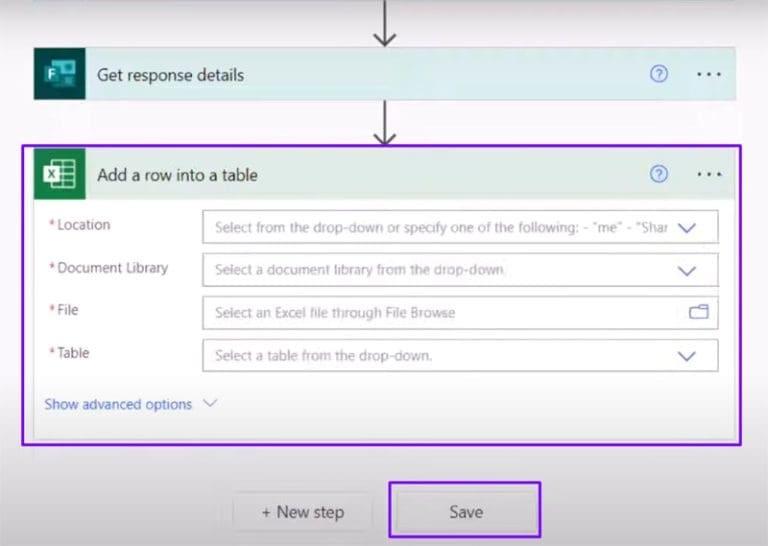 نحوه همگام سازی اکسل با Microsoft forms 8