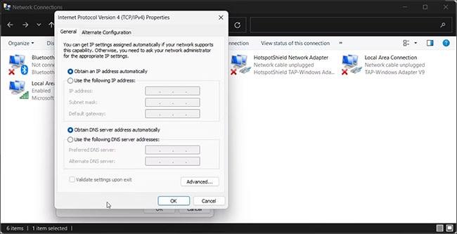 نحوه رفع خطای «IPv4/IPv6 no internet access» در ویندوز 12