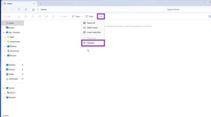 رفع کندی پوشه Downloads 2