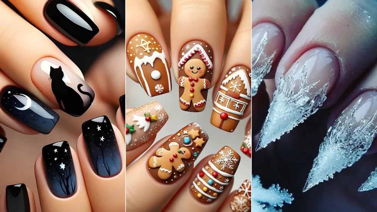 35 رنگ و طرح ناخن زمستانی ترند 2026 ساده، شیک و خاص دخترانه
