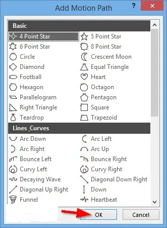 نحوه ایجاد و اضافه کردن انیمیشن Motion Path در پاورپوینت3