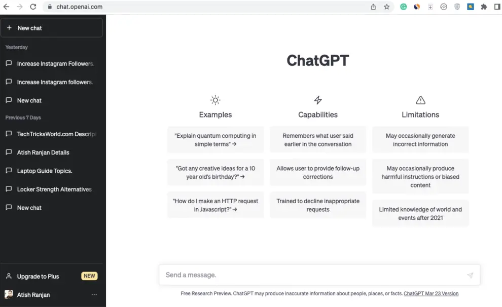 مراحل اکسپورت کردن یا بارگیری داده های ChatGPT4