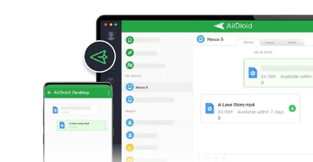 اتصال آیفون به لپ تاپ با AirDroid