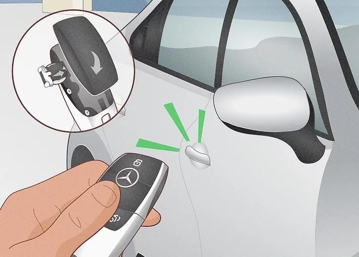 آموزش تعویض باتری ریموت مرسدس 6