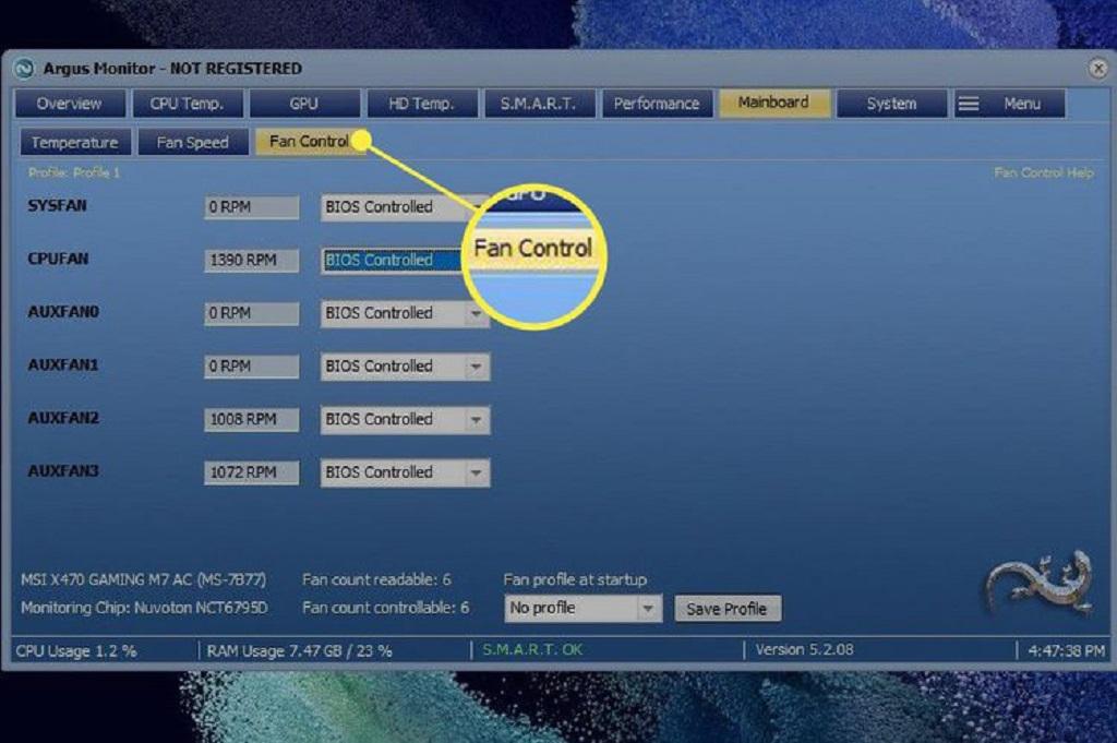 برنامه کنترل فن  لپ تاپ