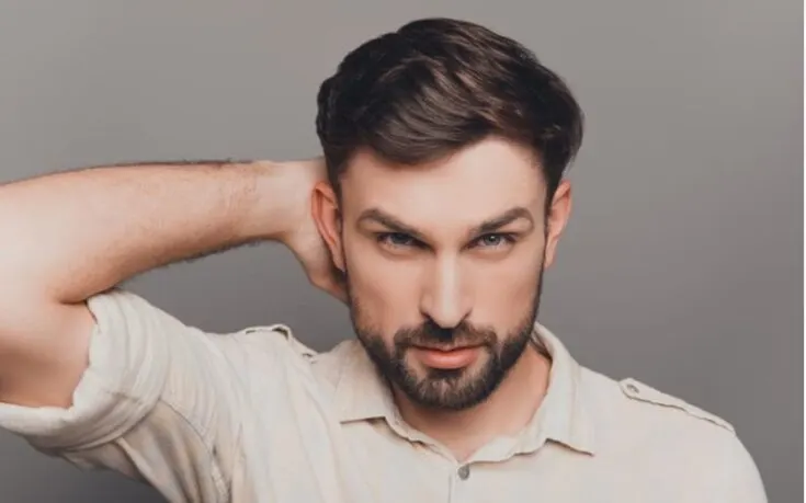 مدل مو برای مردانی با پیشانی های بلند6