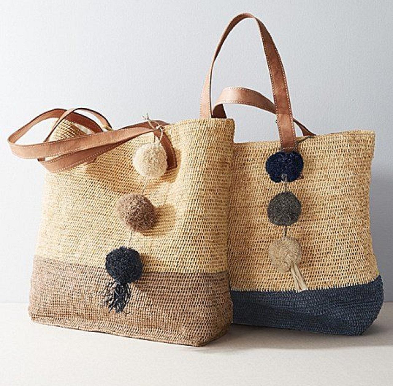 مدل کیف رافیا  شیک