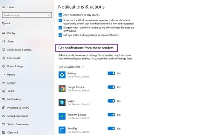 نحوه رفع مشکل کار نکردن اعلان های Slack در ویندوز 19