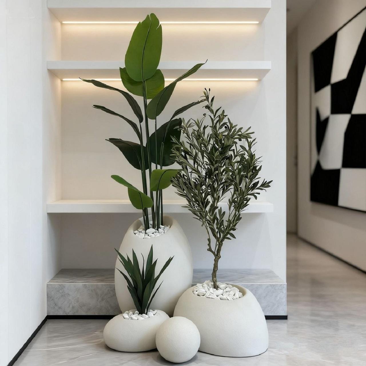 مدل گلدان&zwnj; های بزرگ ساده و شیک 1