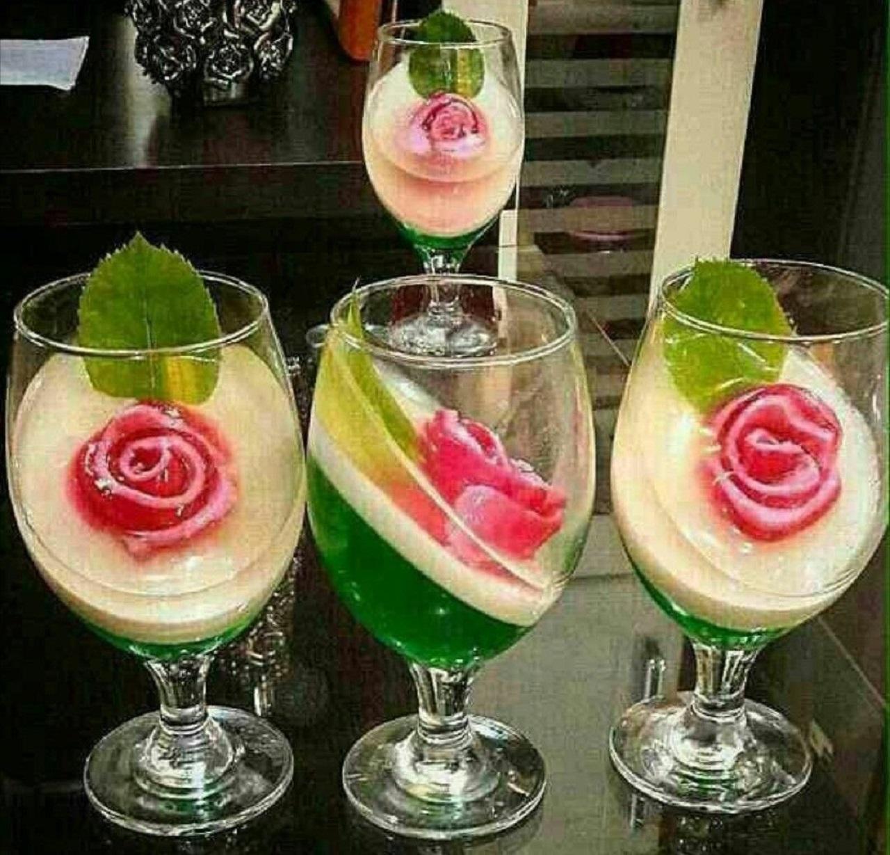 مدل ژله لیوانی یلدایی لاکچری4