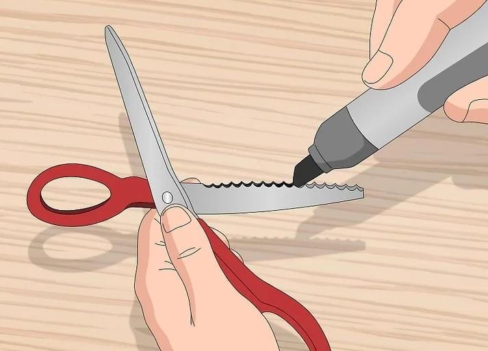 نحوه تیز کردن قیچی 3