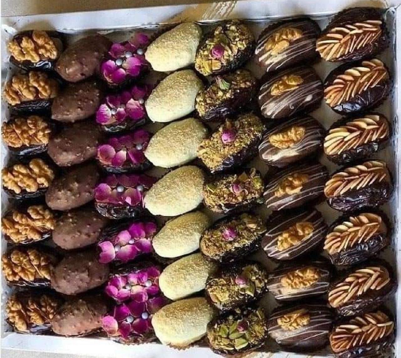 مدل تزیین خرما ساده و شیک1