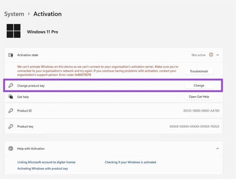 نحوه فعالسازی ویندوز پس از تغییر سختافزار 1