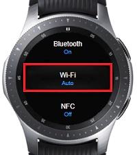 اتصال به شبکه Wi-Fi (وای فای) در ساعت هوشمند سامسونگ 3