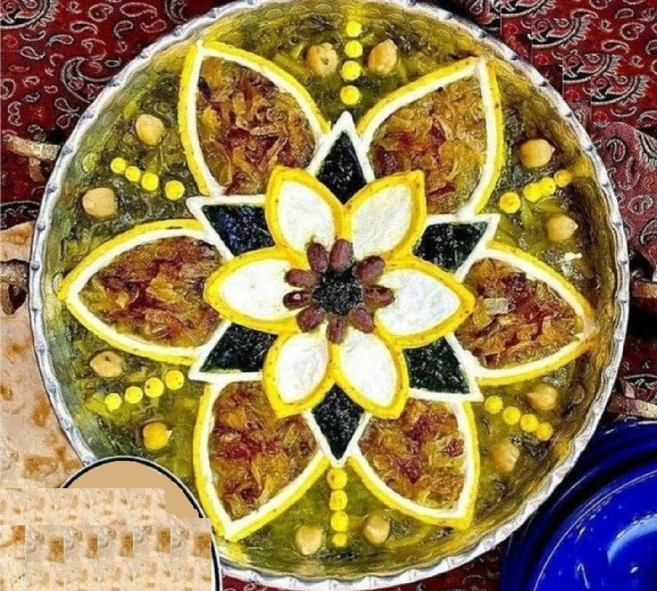 مدل های جدید تزیین آش رشته برای نذری 3