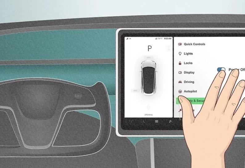 نحوه خاموش کردن خودروهای تسلا 12