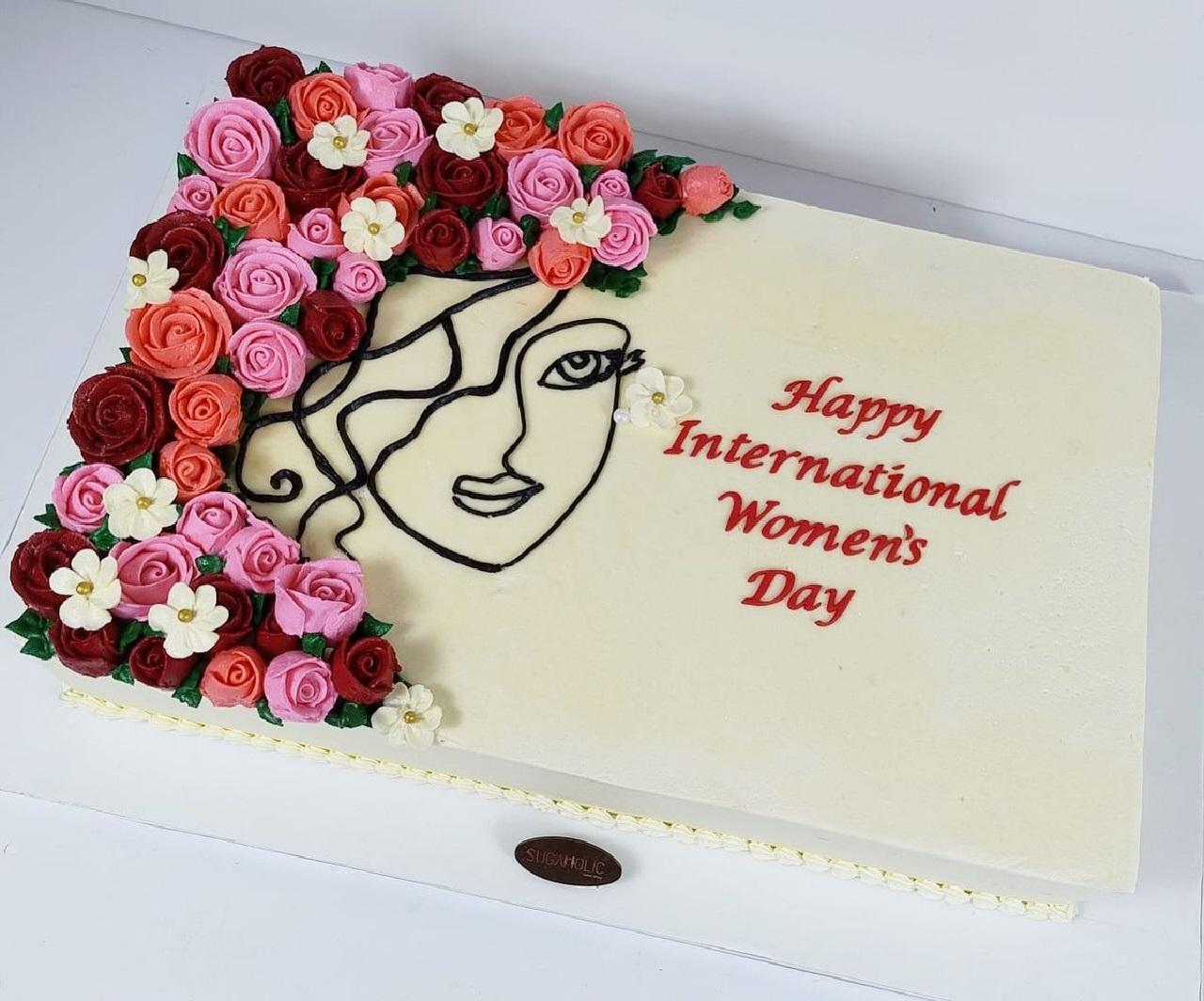 عکس کیک روز زن مبارک 1