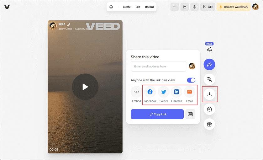 نحوه حذف صدای MP4 به صورت آنلاین 2