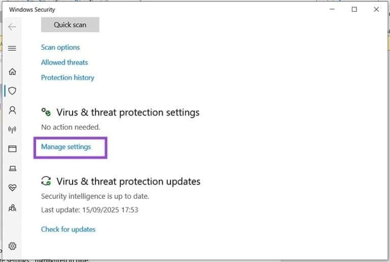 نحوه  بازیابی فایل&zwnj;های حذف شده توسط ویندوز دیفندر  6