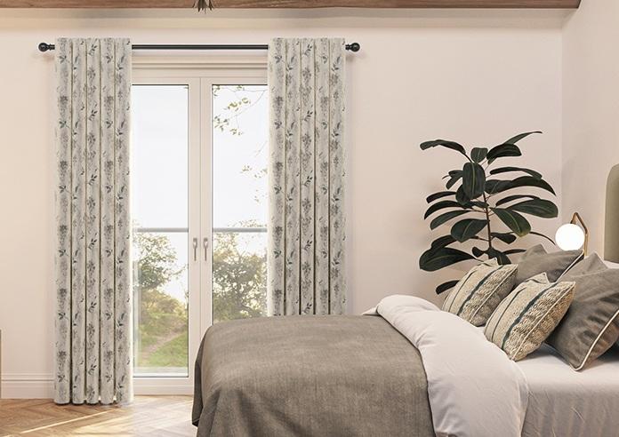 مدل پرده مینیمال برای اتاق خواب 1