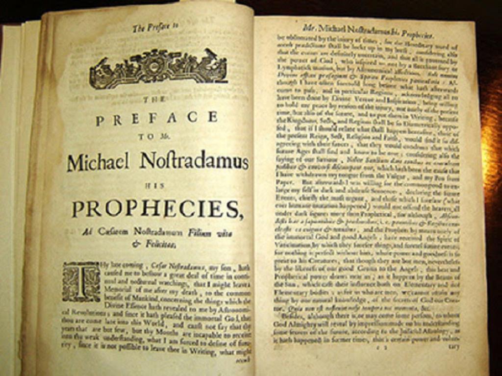 کتاب پیش گویی های نوستراداموس (Prophecies of Nostradamus)