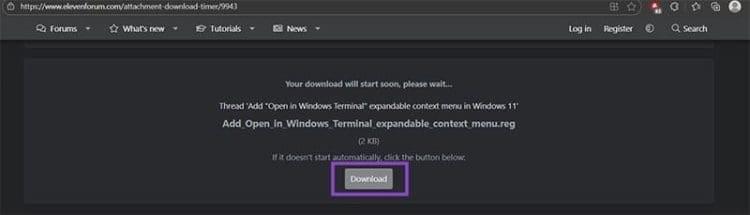 نحوه فعالسازی منوی راستکلیک در ترمینال ویندوز 11 4