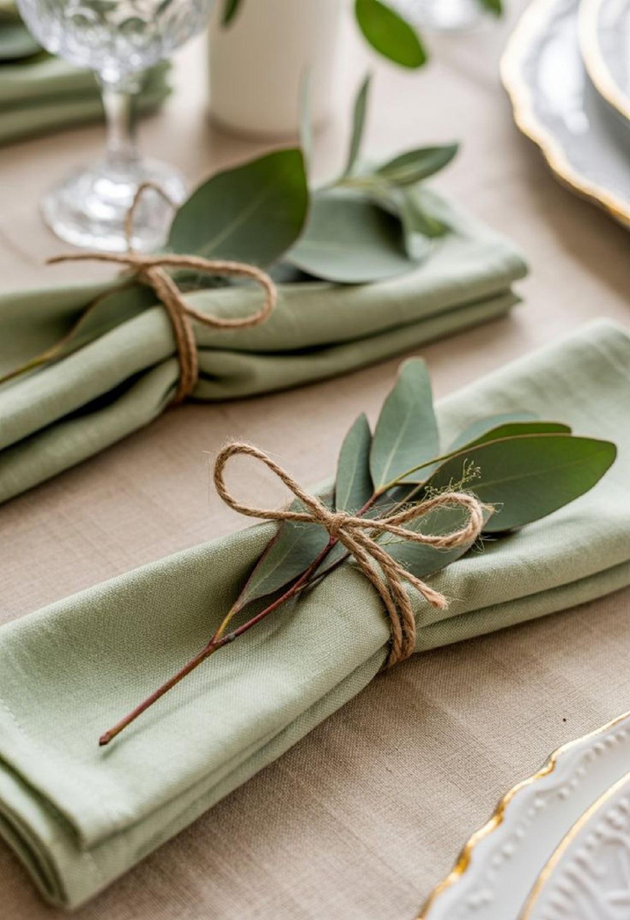 مدل تزیین دستمال سفره یکبار مصرف9