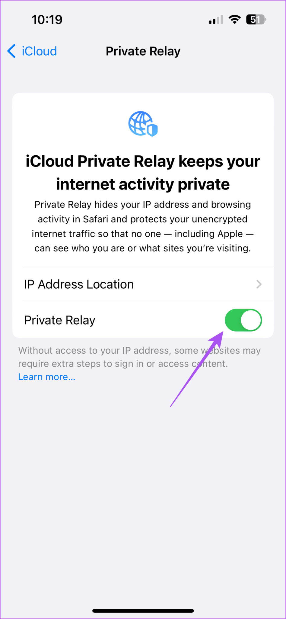 نحوه غیرفعال کردن کامل ICLOUD PRIVACY RELAY5