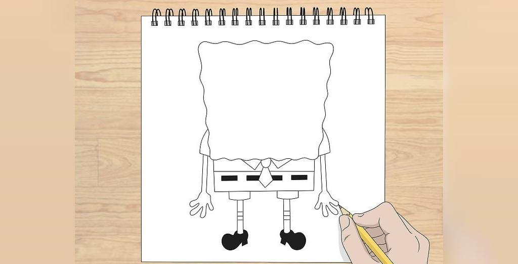 روش کشیدن نقاشی باب اسفنجی برای کودکان