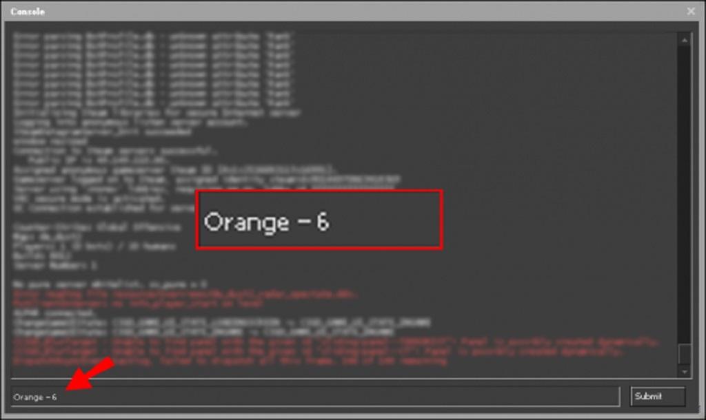 کدهای رنگی HUD در CSGO: نارنجی