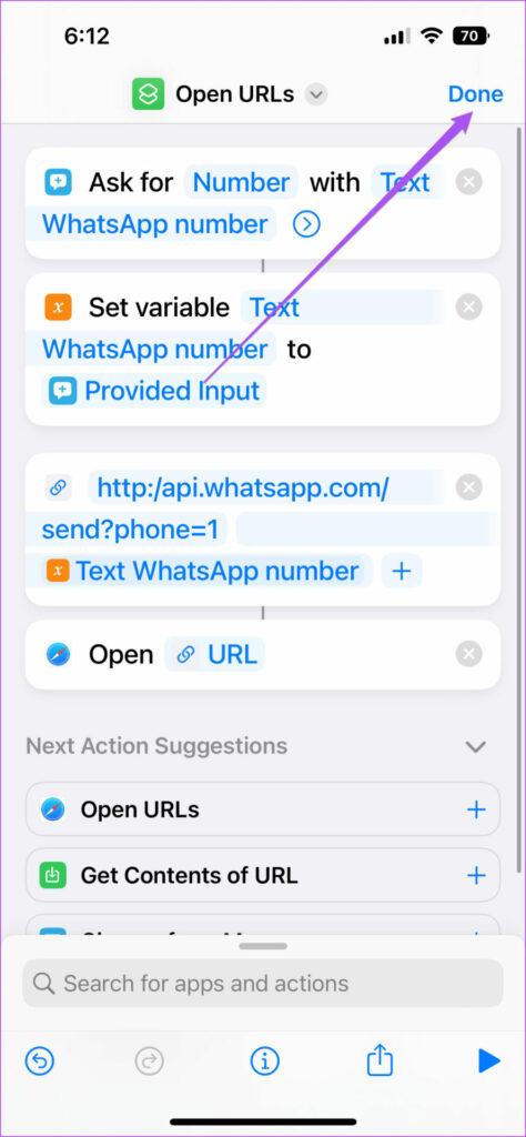 ارسال پیام در واتساپ بدون افزودن شماره در آیفون14