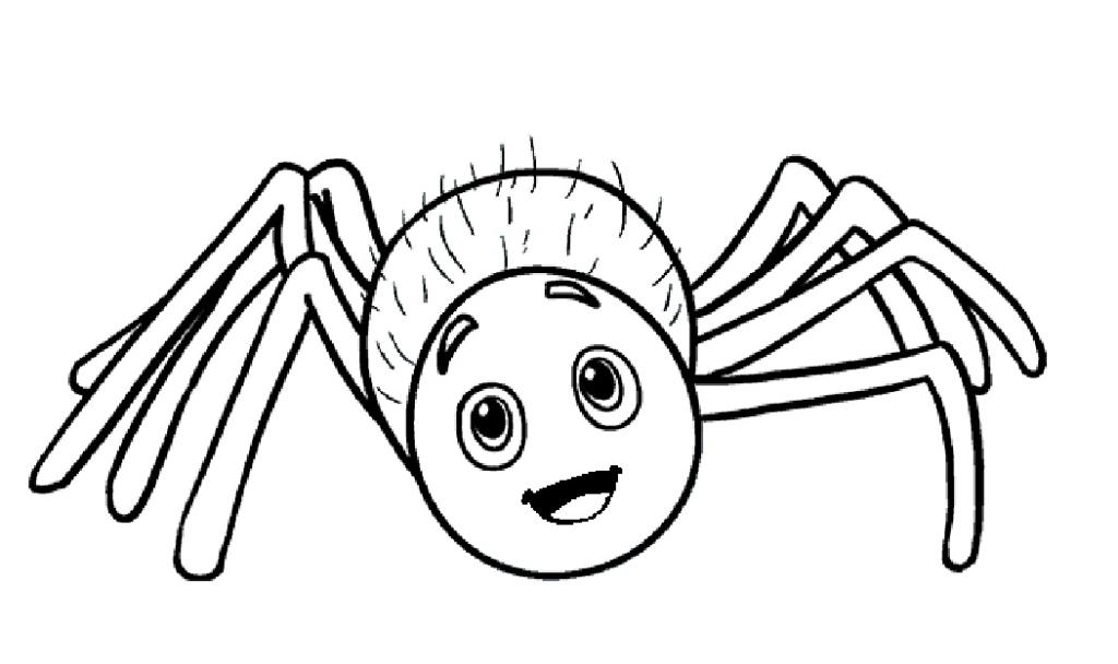 نقاشی عنکبوت کودکانه 2