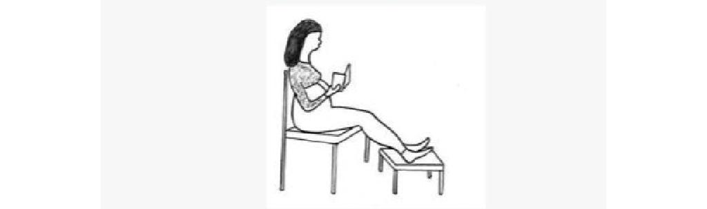 بهترین وضعیت زن باردار برای مطالعه و نشستن