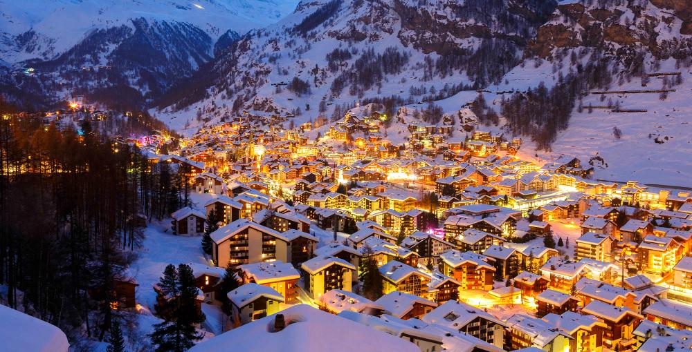 بهترین شهر گردشگری اروپا در زمستان:  زرمات، سوئیس