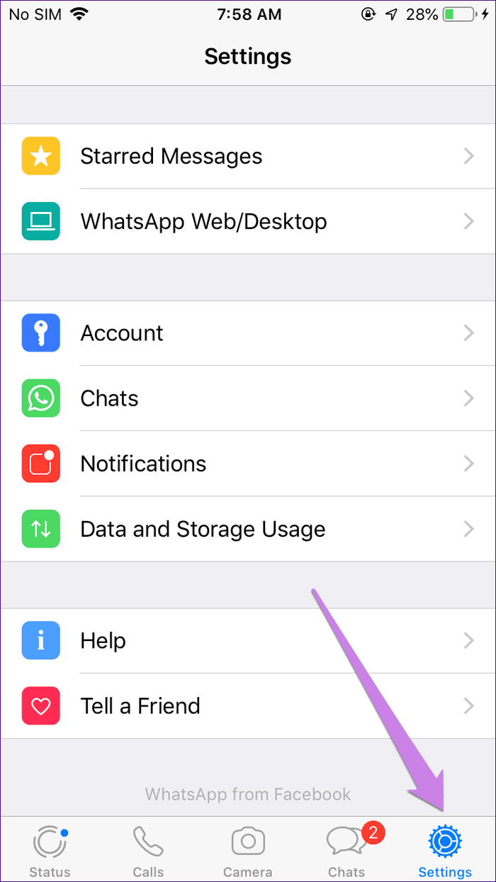نحوه حذف عکس‌های واتساپ از گزینه Manage Storage در آیفون1