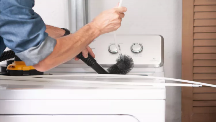 روش تمیز کردن پرز گیر و دریچه خشک کن برای کاهش خطر آتش سوزی