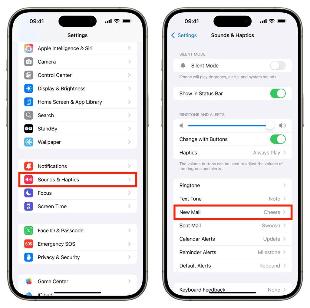 نحوه حل مشکل عدم پخش صدای اعلان برای ایمیل‌ها در آیفون 1