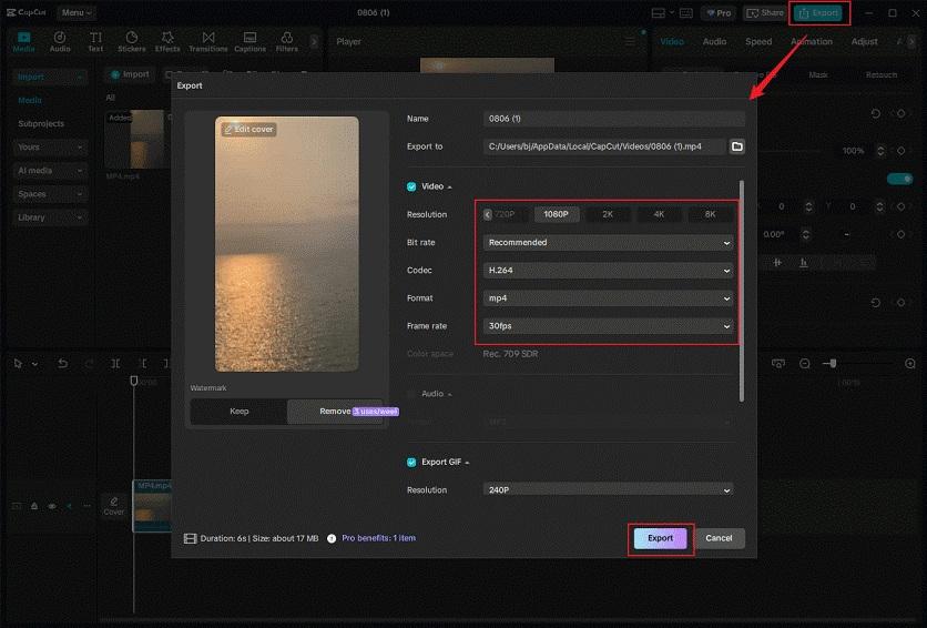 نحوه حذف صدای MP4 به صورت آفلاین 20