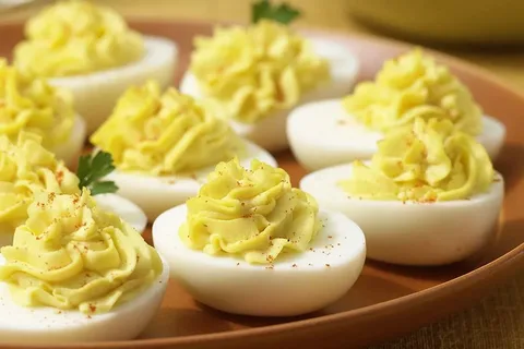 تزیین تخم مرغ ابپز برای صبحانه1