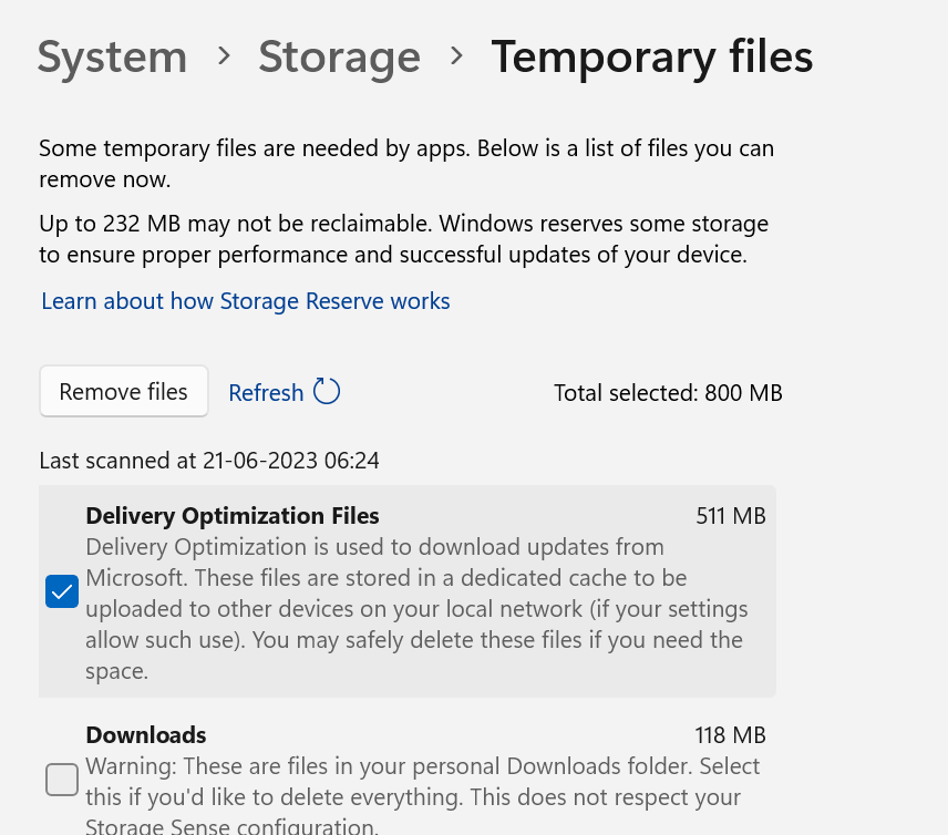  نحوه حذف فایل های اپدیت قبلی ویندوز 6