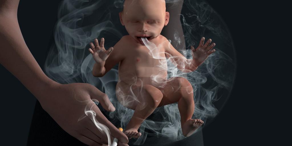 تاثیر سیگار بر روی جنین
