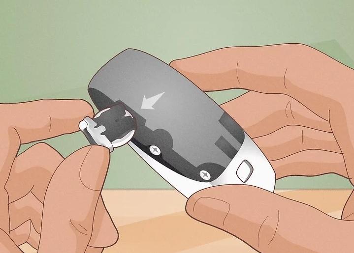 آموزش تعویض باتری ریموت مرسدس 4