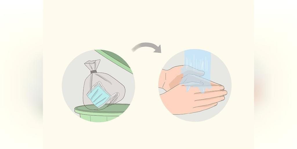 پس از درآوردن ماسک، یکبار دیگر دستان خود را بشویید