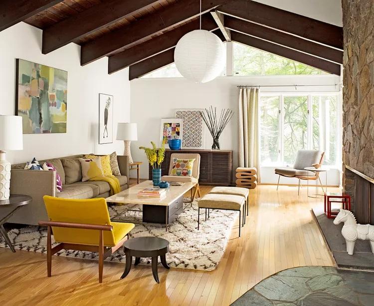 ترکیب رنگ قهوه ای با رنگ های دیگر 11