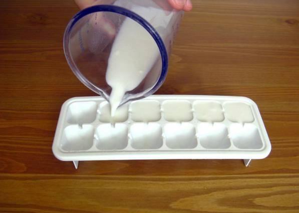 روش صحیح منجمد کردن شیر